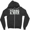 fishing beer Zipper Hoodie