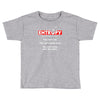 entropy Toddler T-shirt