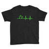 morning coffee heatbeat ekg Youth Tee
