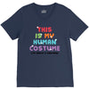 This Is My Human Costume I'm Really A Unicorn V-Neck Tee