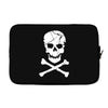 skull and crossbones pirate neon Laptop sleeve