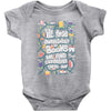 we lose ourselves in books Baby Onesie