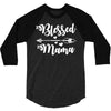 Blessed Mama 3/4 Sleeve Shirt