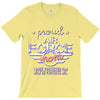 military, women's proud air force mom of her military son u T-Shirt