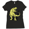 tyrannosaurus rex Ladies Fitted T-Shirt