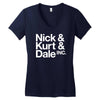 nick kurt dale Women's V-Neck T-Shirt