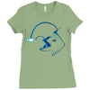 out baby fished Ladies Fitted T-Shirt