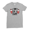 i don't give a crappe Ladies Fitted T-Shirt