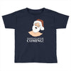 santa is coming Toddler T-shirt