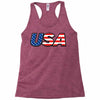 usa 3 Racerback Tank