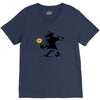 banksy flower V-Neck Tee