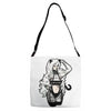 cat woman Adjustable Strap Totes