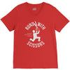 runs with scissors V-Neck Tee