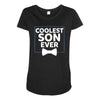 Coolest Son Ever Maternity Scoop Neck T-shirt