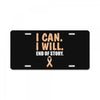 I Can I Will End Of The Story License Plate