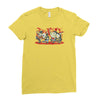 where the slashers are Ladies Fitted T-Shirt