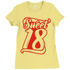 sweet 18 Ladies Fitted T-Shirt