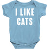 i like cats Baby Onesie