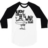 ride the wave california 3/4 Sleeve Shirt
