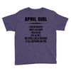 Super April Girl Youth Tee
