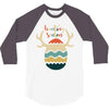 Hunting Season Retro Color 80s Style 3/4 Sleeve Shirt