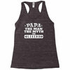 papa gift day shirt grandfather tee best Racerback Tank