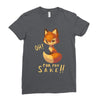 oh, for fox sake Ladies Fitted T-Shirt