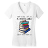 life is like a box of chocolates i want to eat them all Women's V-Neck T-Shirt
