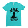 Best Friend Golden Ladies Fitted T-Shirt