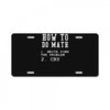 math License Plate