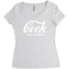 cock   taste the difference funny Women's Triblend Scoop T-shirt