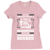 Never Underestimate A Grandfather With An Engineer Degree Ladies Fitted T-Shirt