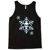 skull snowflakes alternative christmas jumper Tank Top