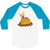 corgi pumpkin 3/4 Sleeve Shirt