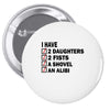 i have 2 daughter Pin-back button