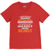 I Never Dreamed I'd Grow Up To Be A Super Cool Grandfather Of Freaking V-Neck Tee