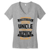 Super Cool Uncle Of A Freaking Awesome Nephew Women's V-Neck T-Shirt
