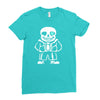 undertale sans Ladies Fitted T-Shirt