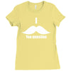 mustache (3) Ladies Fitted T-Shirt