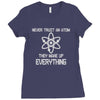 never trust an atom Ladies Fitted T-Shirt
