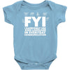 i use random sign language Baby Onesie