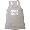 atheism fish skeleton Racerback Tank