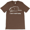 i can't adult today white logo T-Shirt