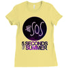 galaxy sos Ladies Fitted T-Shirt