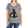 king of kittens Ladies Curvy T-Shirt