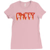 cancer logo Ladies Fitted T-Shirt