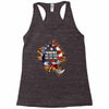 American Flag Q Fire Racerback Tank