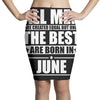 all men are created equal but only the best are born in june Pencil Skirts