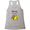 got any grapes Racerback Tank
