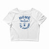 home is where the paws are Crop Top